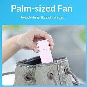 Usb Small <b>Fan</b> Pocket Folding Handheld Electric <b>Fan</b> <b>Rechargeable</b> High Wind Desktop Folding Wholesale Small <b>Fan</b> - Product Image 2