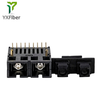 Module émetteur-récepteur optique Gigabit monomode à double fibre 1x9 1,25G Duplex 20km 1310nm SC / FC / ST 1x9
