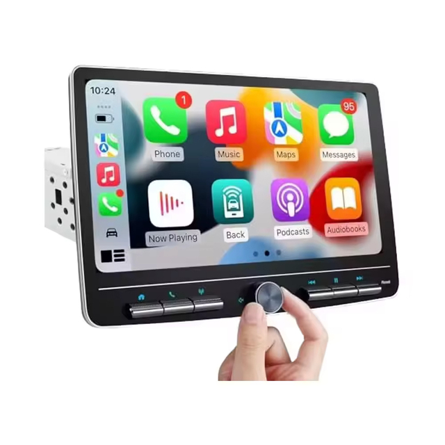 10'' Android Car Radio Autoradio Head Unit Detachable Touch Screen 1Din Car DVD Player with BT GPS Backup Camera