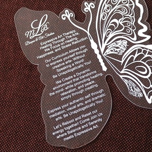 Hot Bán Sang Trọng Bướm Hình 2Mm Vàng UV In Acrylic Lời Mời Đám Cưới Thẻ Trình Đơn Được Làm Từ Chất Lượng Cao Giấy - Product Image 3