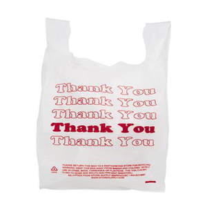Bolsa de Plástico para Compras con Logotipo Impreso Personalizado de Fábrica OEM, Tipo Camiseta, Desechable, para Supermercado - Product Image 5