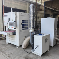 WX600 mesin Deburring bulat tepi potongan Laser pemolesan logam untuk penutup Film baja tahan karat