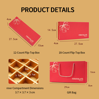 Boîte cadeau en carton rigide de luxe personnalisée, recyclable, rectangulaire, pour chocolat artisanal, avec insert, couvercle rabattable, emballage haut de gamme, sac en papier avec logo