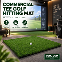 Golf vuruş yeşil uygulama ve eğitim için Tee-up isabet Mat aralığı