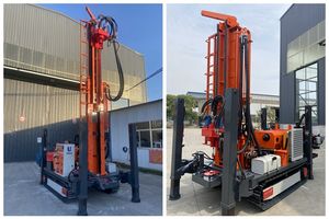 Máquina perforadora hidráulica de agua de alta calidad, equipo de plataforma de perforación sobre orugas, motor de bomba, precio de fábrica para perforación de pozos de agua - Product Image 5