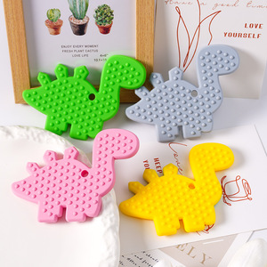 <span class=keywords><strong>THEONE</strong></span> 0 a 24 mesi BPA Free Silicone bambino massaggiagengive personalizzato dinosauro animale frutta giocattoli da masticare per il bambino mastica - Product Image 3
