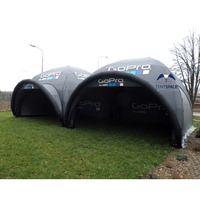 Grande tente dôme gonflable oxford de marque haute performance auvent gonflable étanche modulaire pour les événements de promotion en plein air