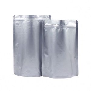 Sacs d'emballage pour thé en aluminium argenté écologiques avec logo personnalisé 2026, pack promotionnel - Product Image 4