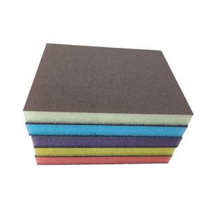 フォームサンディングスポンジフレキシブルダブルサイド100/120/180/220/240パッド研磨および研削用研磨ブロックグリット80 #-320 # - Product Image 5