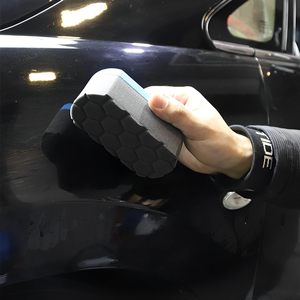 Esponja de Espuma Superior para Limpieza y Aplicación de Abrillantador para Llantas de Coche con Agarre Fácil y Diseño Hex Logic - Product Image 4
