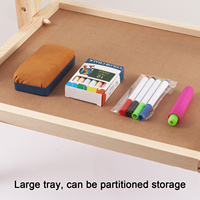 Pizarra de Madera para Oficina Escolar Foska, Pizarra de Dibujo para Niños, Pizarra Magnética para Niños, Pizarra de Escritura y Dibujo