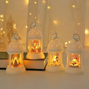 Décorations de Noël populaires, lanterne LED portable pour l'extérieur, pendentif pour arbre de Noël, Père Noël, bonhomme de neige, renne lumineux - Product Image 3