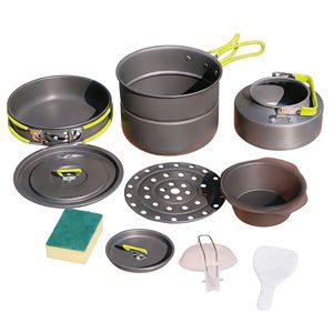 Ensemble de cuisine d'extérieur 2.0-3.0L, marmite et cuiseur vapeur antiadhésifs portables pour le camping, la randonnée et le trekking GL-311 - Product Image 5