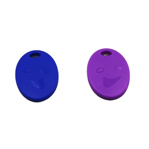 Fabricant de cartes d'accès électroniques RFID haute fréquence personnalisées en forme de visage souriant mignon ; Porte-clés de carte d'ascenseur Fudan ID/IC KF-20 - Product Image 3
