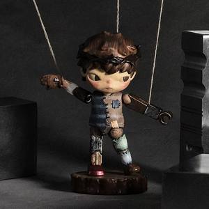 Figura oficial de POPMART, venta al por mayor, 100%, serie Hirono Reshape Original, caja misteriosa, caja ciega, figura de acción de <span class=keywords><strong>Anime</strong></span>, figurita bonita - Product Image 1