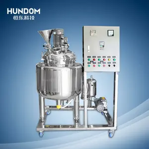 Cấp thực phẩm thép không gỉ xà phòng lỏng Máy Làm gel Mixer nước nóng Áo khoác trộn Tank