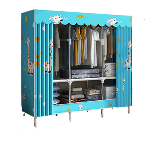 Nouveau meuble de maison moderne placard en <span class=keywords><strong>tissu</strong></span>, armoire de rangement avec cadre en acier - Product Image 2