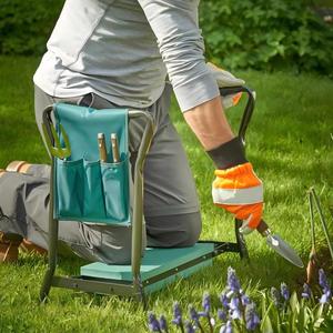 Folding Deep Seat Foldable Garden Kneeling Pad <b>Chair</b> Bench Seat Stool Garden Kneeler Handles for Gardening - Product Image 4
