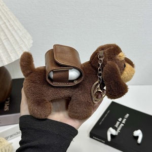 Custodia per auricolari <span class=keywords><strong>a</strong></span> forma di cane Bassotto, in pelle morbida, per 1/2/3 Generazione e Pro2 - Product Image 5