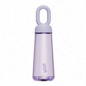 Petal-Shaped 500ml Reusable Water <b>Bottle</b> with Anti-Corrosion Coating and Straw Cap - Product Image 4