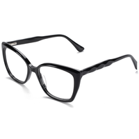 Monture de lunettes optiques Elan Optical YB8019, style œil de chat papillon européen et américain, pour femme, monture complète en acétate, vente directe usine