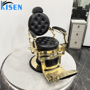 Sillón de Barbería Vintage KISEN con Altura Ajustable, Sillón Reclinable para Salón de Belleza, Muebles de Salón Cerca de Mí para Barbería - Product Image 2