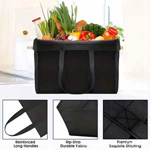 Sac de shopping non tissé grande capacité, sac fourre-tout promotionnel pour salons professionnels et événements - Product Image 2