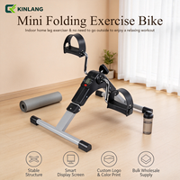 Steppeur de bureau compact pliable en acier avec résistance réglable, écran LCD, portable, écologique, équipement de rééducation et de fitness