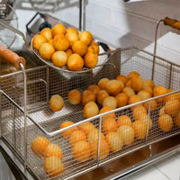Tam otomatik endüstriyel ticari otomatik Mini Mochi Maker kızartma otomat dolum cam Donut yapma makinesi