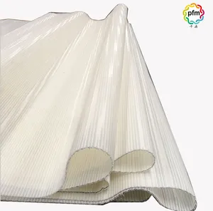 Bande transparente en Polyester avec filtre à pression en spirale, ensemble de convoyeur à maille pour le processus d'arrosage mécanique