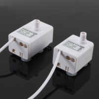 Pompe à eau submersible mini USB DC5V en plastique, écologique, blanche, 200L, pour fontaine à eau pour animaux de compagnie et distributeur circulant