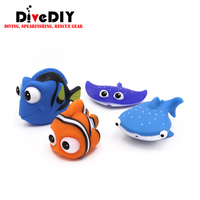 "Nemo Nemo" üyeleri kauçuk dalış yüzen oyuncaklar halat ile