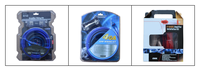 Améliorez le système audio de votre voiture avec un kit d'amplificateur audio complet OFC CCA TCCA avec gaine en PVC souple