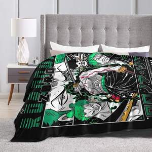 ผ้าห่มขนแกะลายการ์ตูนลูฟี่ ซโร่ สำหรับใช้ในบ้าน โซฟา ผ้าห่มอุ่นพิเศษ ขอ<span class=keywords><strong>ง</strong></span>สะสมอนิเมะ - Product Image 3