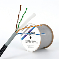 Kabel Jaringan SIPU Indoor Outdoor UTP/FTP/SFTP Cat6 Cat6a Kabel CAT5E 305m Kabel Lan Eksterior