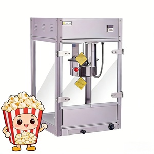 Máquina de Palomitas de Maíz Portátil, Eléctrica, de Acero Inoxidable, con Agitación por Aire Caliente, 220V, en Forma de Balón de Fútbol - Product Image 1