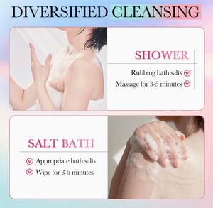 Sales de Baño LovSens con Aroma a Pastel de Melocotón Macaron, Exfoliante Suave para Ducha Diaria, Cuidado de la Piel, Sales de Baño Corporales - Product Image 6