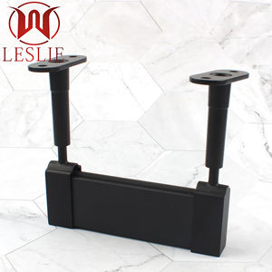 Кронштейн для каркаса шкафа 12 мм, квадратный, с регулировкой высоты, из цинкового сплава, для верхней установки - Product Image 5