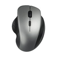 Mouse Nirkabel 2.4GHz Ergonomis untuk Gaming dan Kantor, Dapat Diisi Ulang, dengan Penerima USB & Kabel Tipe-C Jangkauan 10M untuk Desktop