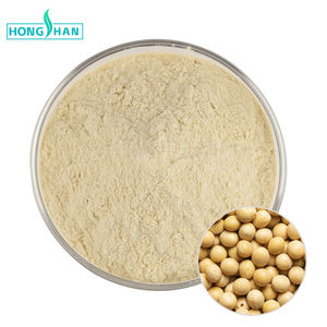 Hochwertiger Lebensmittelqualität Sojabohnen-Extrakt SI Soja-Isoflavon 20% 40% Soja-Isoflavon-Pulver - Product Image 1