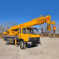 Grue mobile sur camion de 16 tonnes personnalisable en direct d'usine, hauteur de levage de 25 m, certifiée CE pour les chantiers de construction