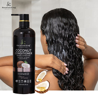 Après-shampoing personnalisable en vrac à l'extrait naturel de noix de coco 1000 ml, sans sulfate, pour cheveux abîmés et cassants