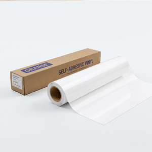 Rouleau de vinyle auto-adhésif en PVC amovible, résistant à l'eau, brillant <span class=keywords><strong>blanc</strong></span>, pour sol de <span class=keywords><strong>danse</strong></span> de mariage, autocollants pour vitres <span class=keywords><strong>et</strong></span> affiches - Product Image 1