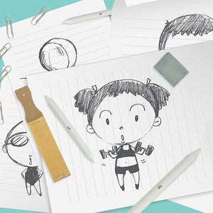 Bview nghệ thuật 14 PCS pha trộn stumps Smudge Gậy phác thảo công cụ thiết lập với tẩy - Product Image 5