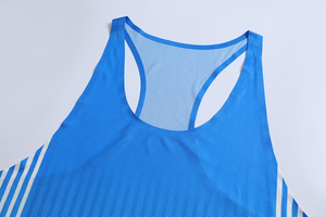 Custom Logo Print Unisex Sports Tank Top Sleeveless Breathable Quick Dry Lightweight Sublimation Polyester <b>Running</b> <b>Singlet</b> - Product Image 2