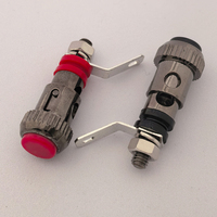 Borne de câblage Audio à ressort en laiton Nickel Prise banane Presse Push Binding Post