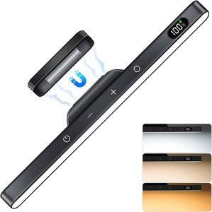 5W <b>LED</b> <b>Rechargeable</b> Touch <b>Light</b> Bar 2500mAh Battery 30cm Length Stick Magnetic Mount Kitchen Cabinet <b>Light</b> Dimmable - Product Image 1