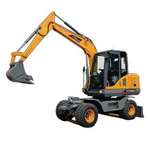 <span class=keywords><strong>Mini</strong></span>-excavatrice sur roues YC80W pour travaux utilitaires et entreprises de <span class=keywords><strong>location</strong></span>, avec transport facile - Product Image 4