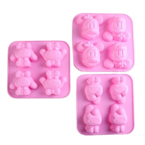 Shuxin phim hoạt hình Silicone khuôn bánh Yugui chó giai điệu gấu trúc trứng muối siêu nhân làm bằng tay xà phòng thạch cao mô hình chịu nhiệt - Product Image 1