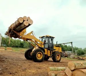 Top kwaliteit bosbouw machines hydraulische 3 ton wiellader houtgrijper timber grapple hout grapple met CE en cumminsengine